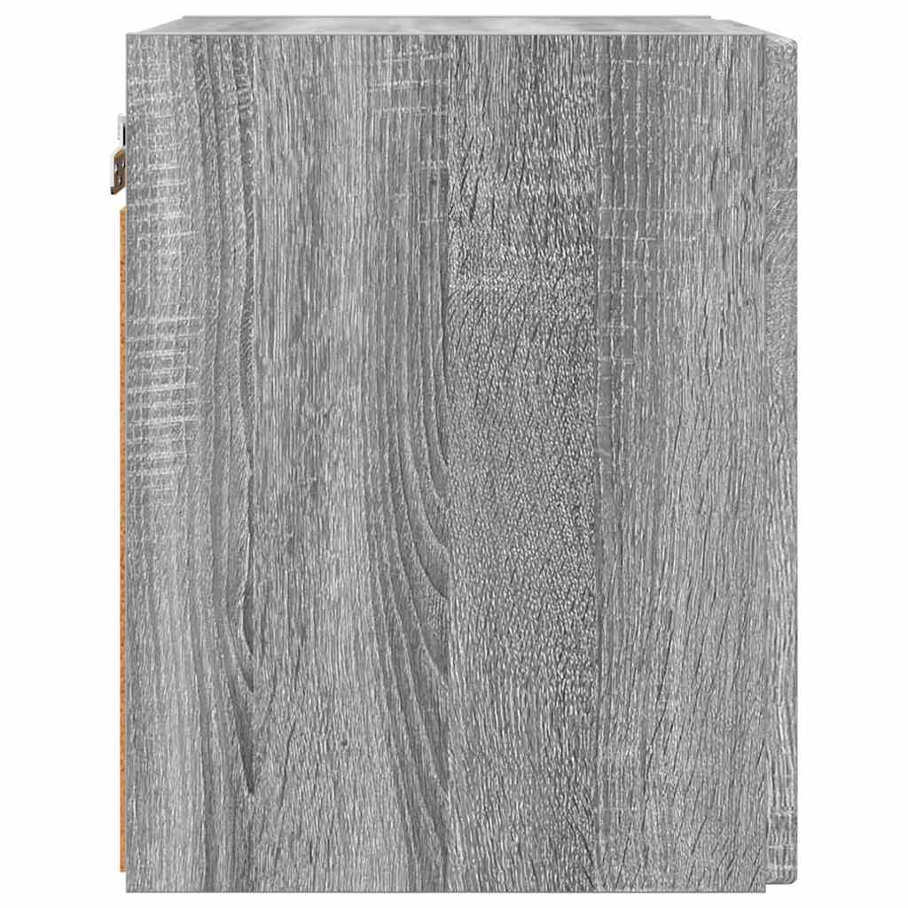 TV Wall Cabinet Grey Sonoma 30 x 31 x 40 cm Engineered Wood