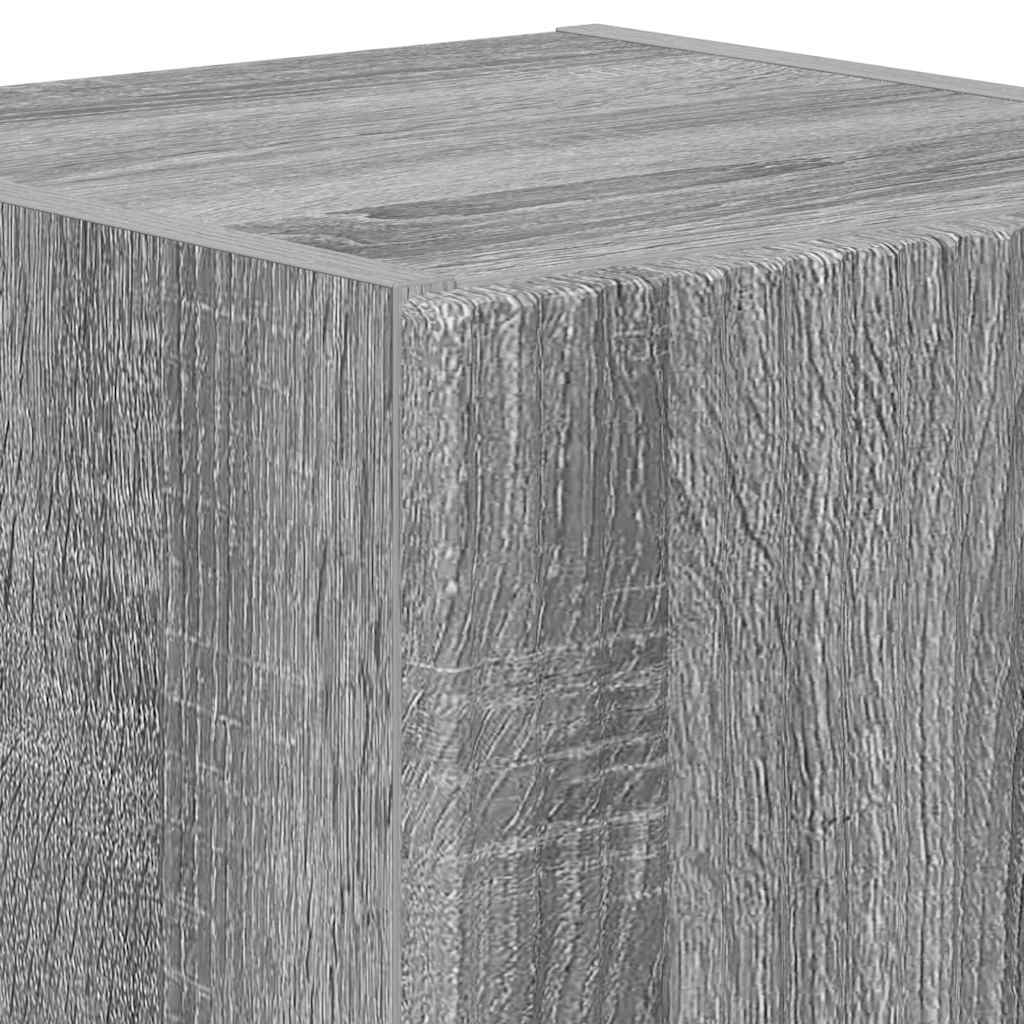 TV Wall Cabinet Wall-mounted 2 pcs Grey Sonoma 30 x 31 x 40 cm