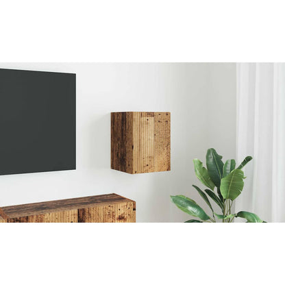 TV Wall Cabinet Old Wood 30 x 31 x 40 cm Engineered Wood