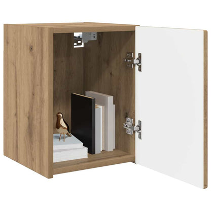 TV Wall Cabinet Wall-mounted 2 pcs Artisian Oak 30 x 31 x 40 cm
