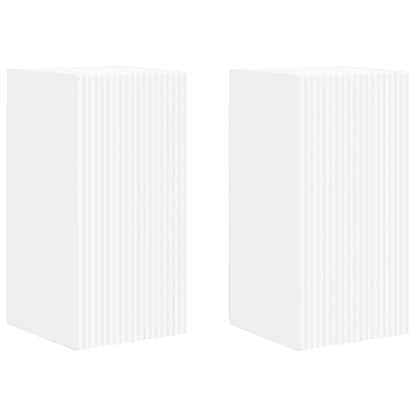 TV Wall Cabinet 2 pcs White 30 x 31 x 60 cm Engineered Wood