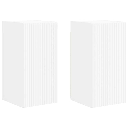 TV Wall Cabinet 2 pcs White 30 x 31 x 60 cm Engineered Wood