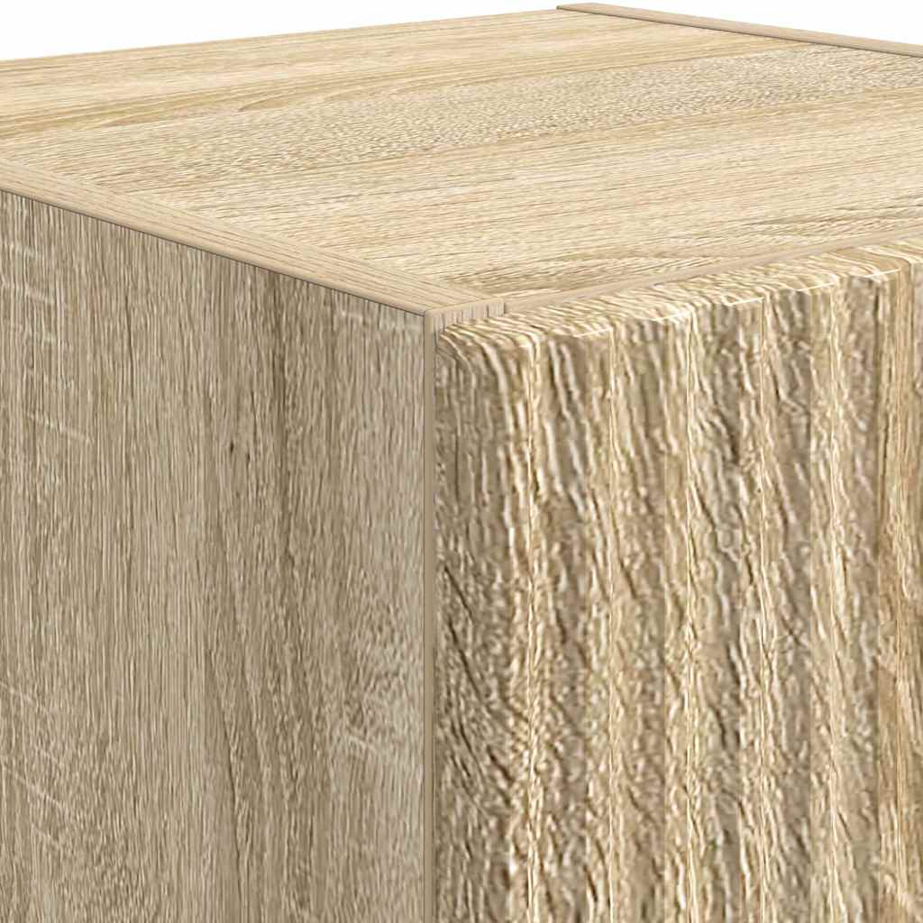 TV Wall Cabinet 2 pcs Sonoma 30 x 31 x 60 cm Engineered Wood