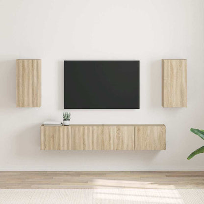 TV Wall Cabinet 2 pcs Sonoma 30 x 31 x 60 cm Engineered Wood