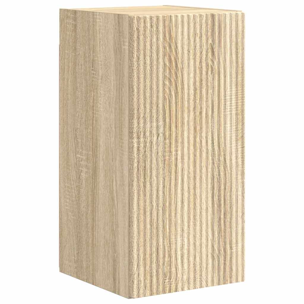 TV Wall Cabinet 2 pcs Sonoma 30 x 31 x 60 cm Engineered Wood