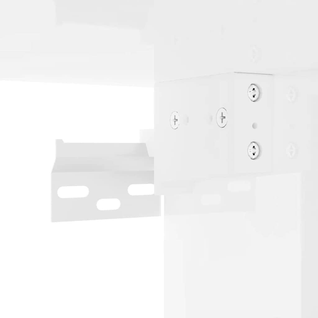TV Wall Cabinet Gloss White 30 x 31 x 60 cm Engineered Wood