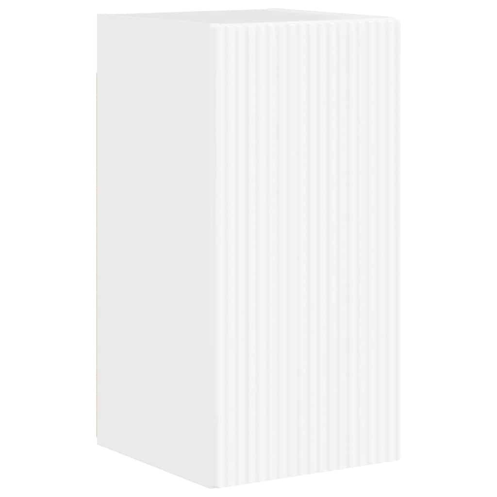 TV Wall Cabinet Gloss White 30 x 31 x 60 cm Engineered Wood