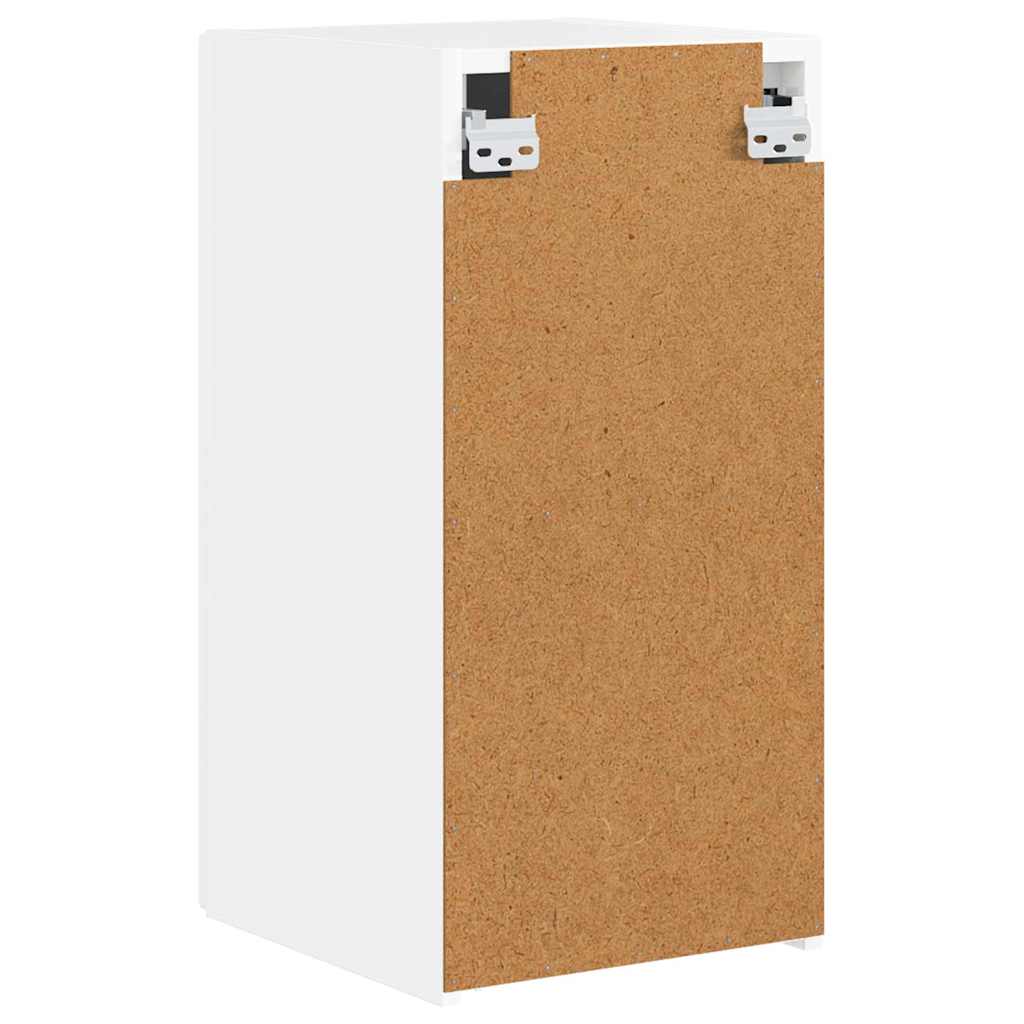 TV Wall Cabinet Gloss White 30 x 31 x 60 cm Engineered Wood
