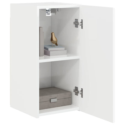 TV Wall Cabinet Gloss White 30 x 31 x 60 cm Engineered Wood