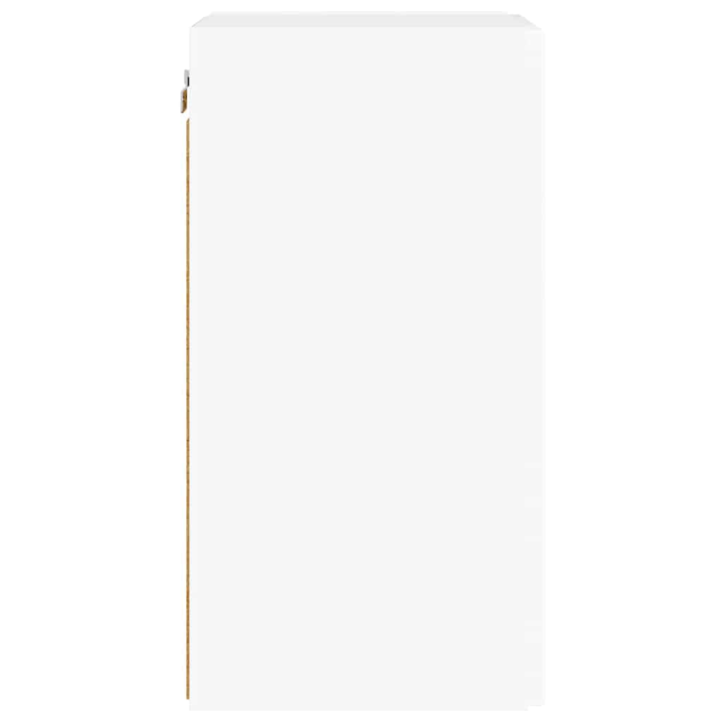 TV Wall Cabinet Gloss White 30 x 31 x 60 cm Engineered Wood