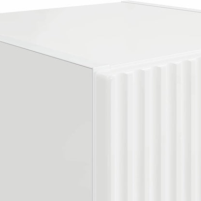 TV Wall Cabinet Wall-mounted 2 pcs Gloss White 30 x 31 x 60 cm