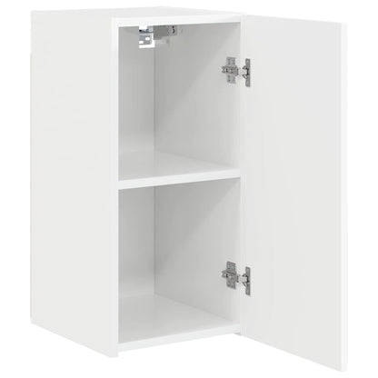 TV Wall Cabinet Wall-mounted 2 pcs Gloss White 30 x 31 x 60 cm