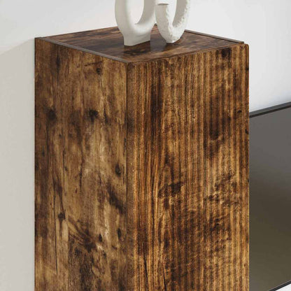 TV Wall Cabinet Smoked Oak 30 x 31 x 60 cm Engineered Wood