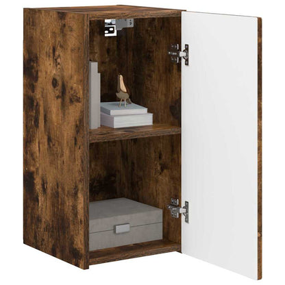 TV Wall Cabinet Smoked Oak 30 x 31 x 60 cm Engineered Wood