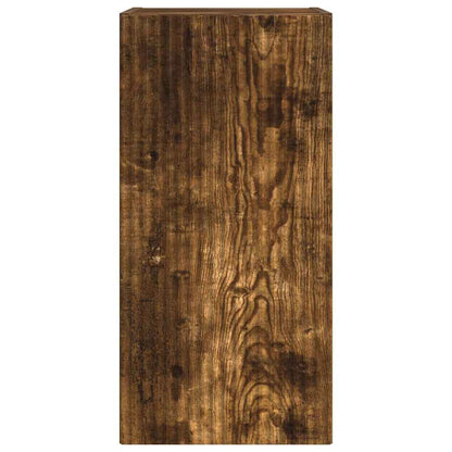 TV Wall Cabinet Wall-mounted 2 pcs Smoked Oak 30 x 31 x 60 cm