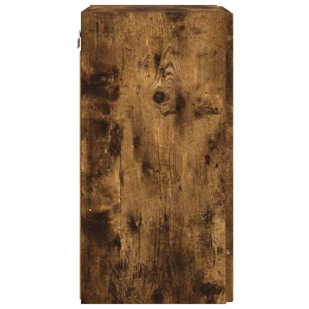 TV Wall Cabinet Wall-mounted 2 pcs Smoked Oak 30 x 31 x 60 cm