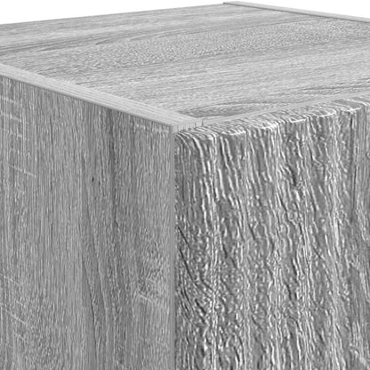 TV Wall Cabinet Grey Sonoma 30 x 31 x 60 cm Engineered Wood
