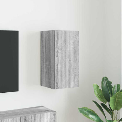 TV Wall Cabinet Grey Sonoma 30 x 31 x 60 cm Engineered Wood