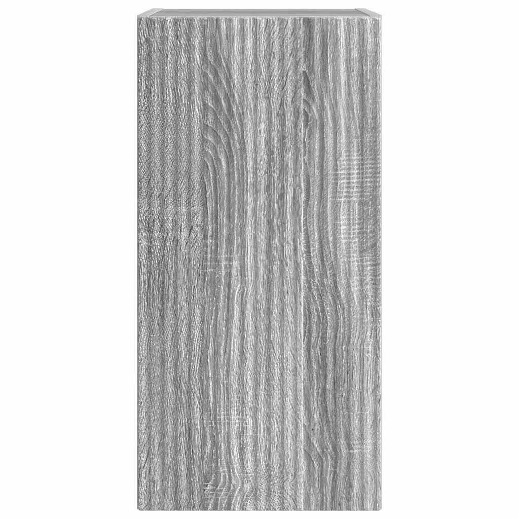 TV Wall Cabinet Grey Sonoma 30 x 31 x 60 cm Engineered Wood
