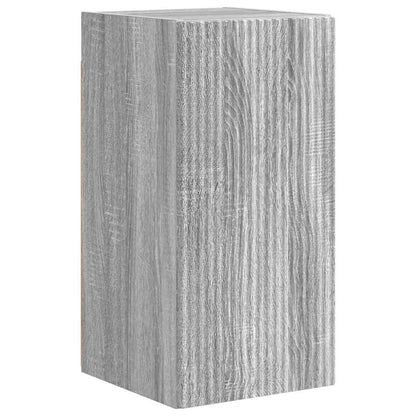TV Wall Cabinet Wall-mounted 2 pcs Grey Sonoma 30 x 31 x 60 cm