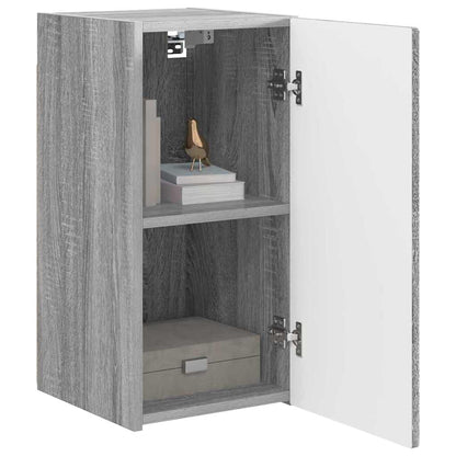 TV Wall Cabinet Wall-mounted 2 pcs Grey Sonoma 30 x 31 x 60 cm