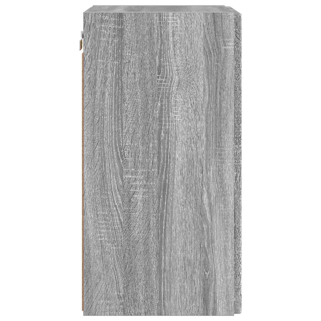 TV Wall Cabinet Wall-mounted 2 pcs Grey Sonoma 30 x 31 x 60 cm
