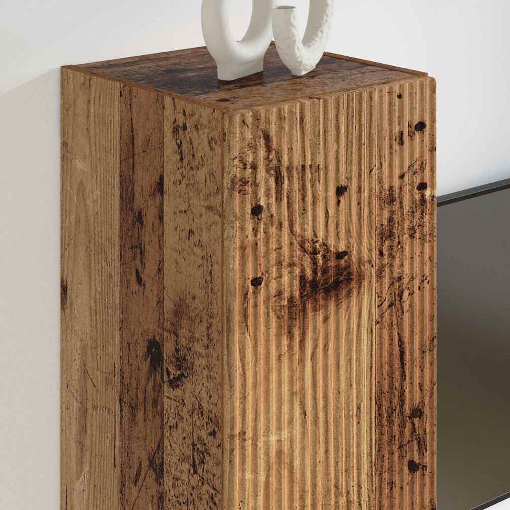 TV Wall Cabinet Old Wood 30 x 31 x 60 cm Engineered Wood