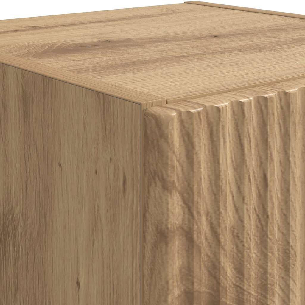 TV Wall Cabinet Wall-mounted 2 pcs Artisian Oak 30 x 31 x 60 cm