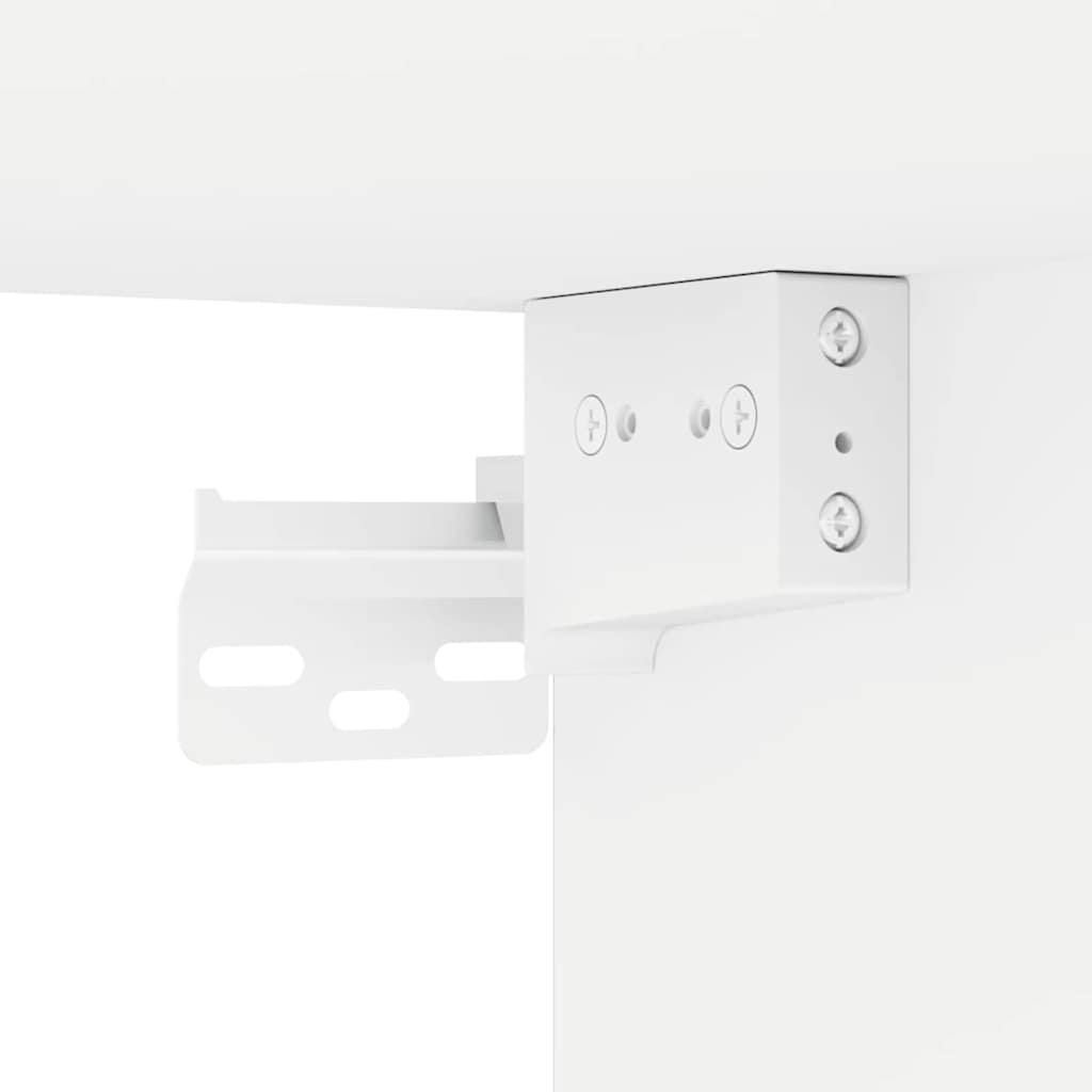 TV Wall Cabinet White 30 x 31 x 80 cm Engineered Wood