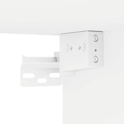 TV Wall Cabinet White 30 x 31 x 80 cm Engineered Wood