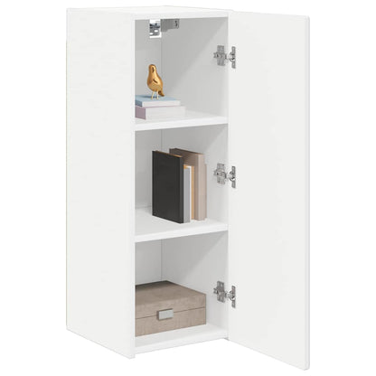 TV Wall Cabinet White 30 x 31 x 80 cm Engineered Wood
