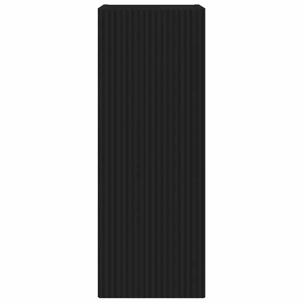 TV Wall Cabinet Black 30 x 31 x 80 cm Engineered Wood