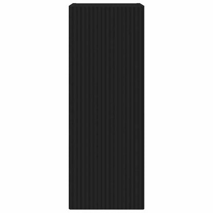 TV Wall Cabinet 2 pcs Black 30 x 31 x 80 cm Engineered Wood