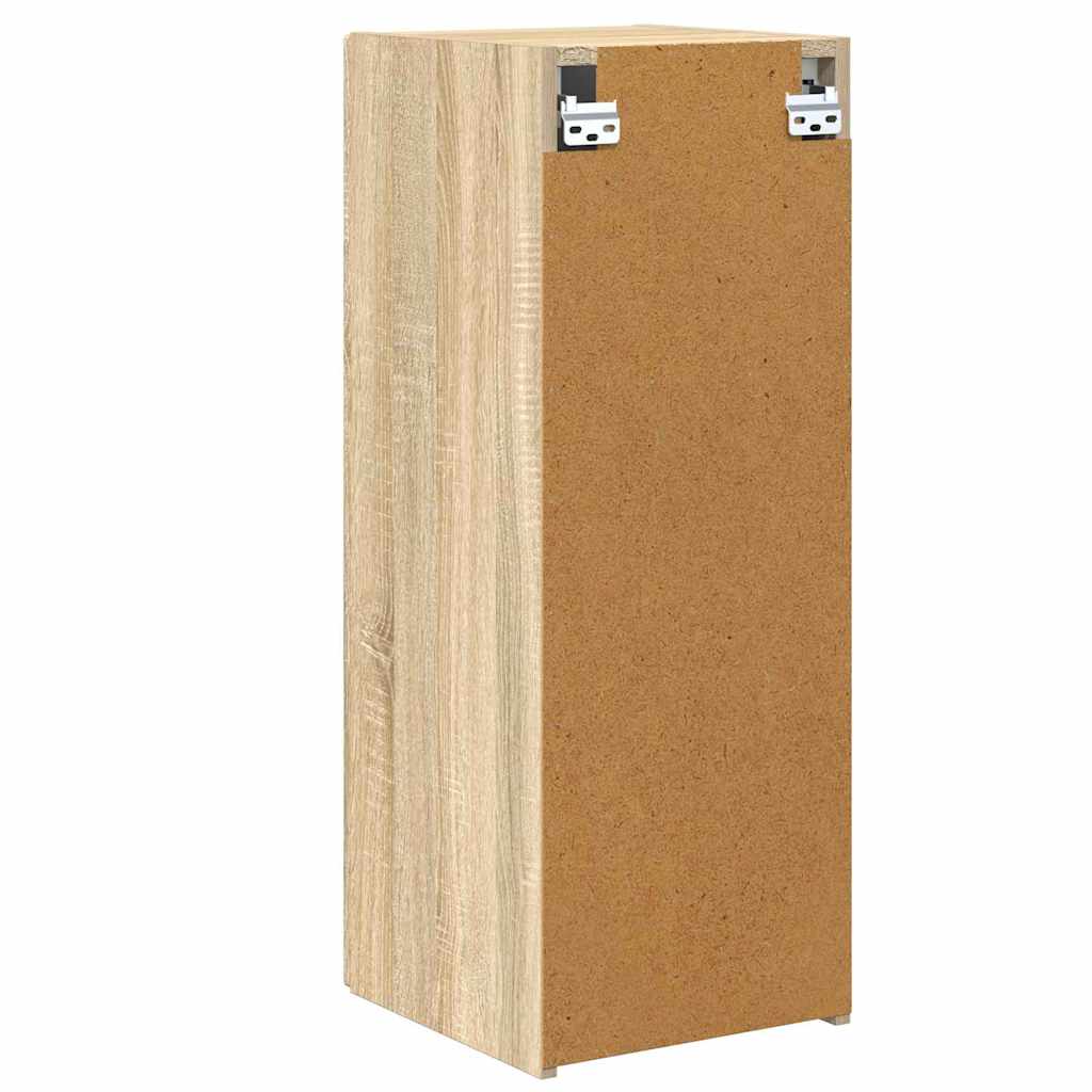 TV Wall Cabinet Sonoma 30 x 31 x 80 cm Engineered Wood