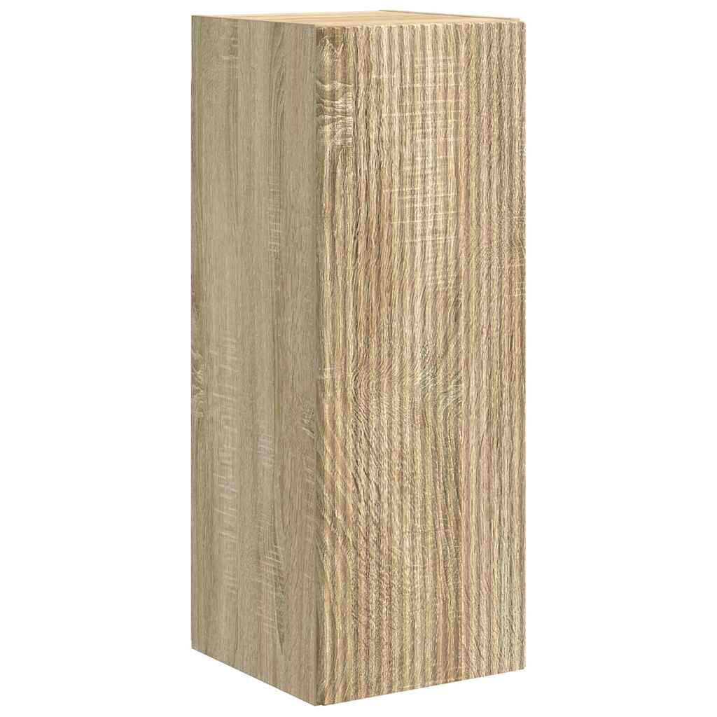 TV Wall Cabinet 2 pcs Sonoma 30 x 31 x 80 cm Engineered Wood