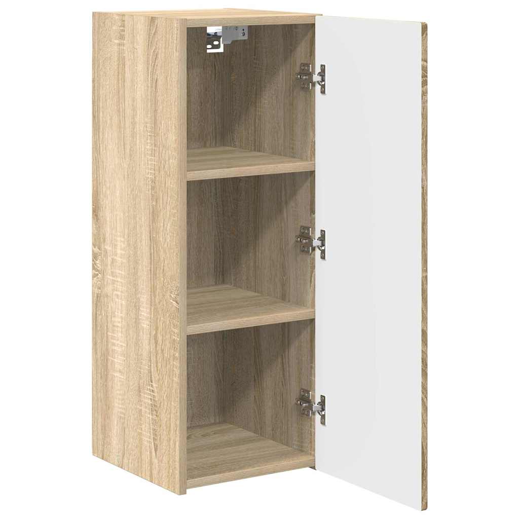 TV Wall Cabinet 2 pcs Sonoma 30 x 31 x 80 cm Engineered Wood