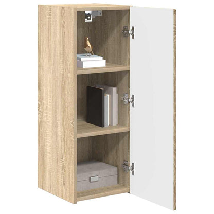TV Wall Cabinet 2 pcs Sonoma 30 x 31 x 80 cm Engineered Wood