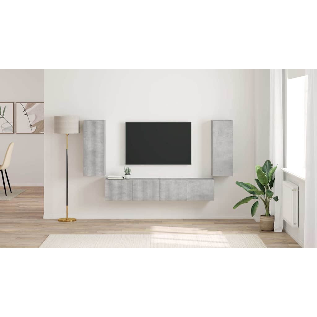 TV Wall Cabinet 2 pcs Concerte 30 x 31 x 80 cm Engineered Wood