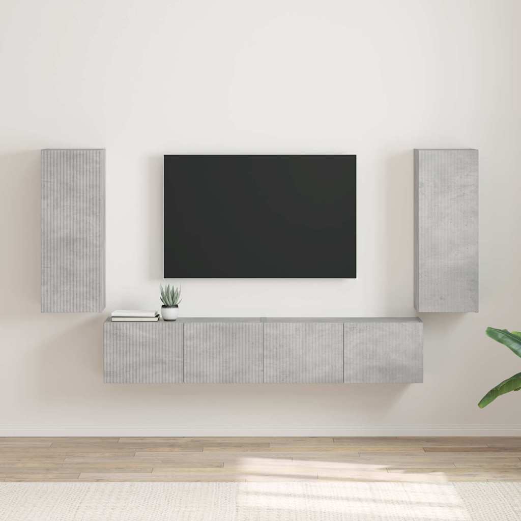 TV Wall Cabinet 2 pcs Concerte 30 x 31 x 80 cm Engineered Wood