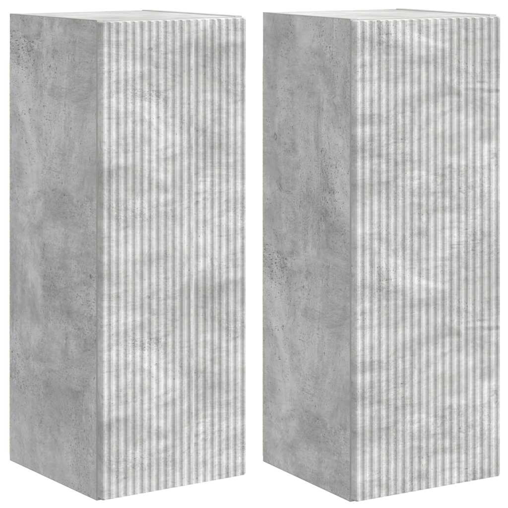TV Wall Cabinet 2 pcs Concerte 30 x 31 x 80 cm Engineered Wood