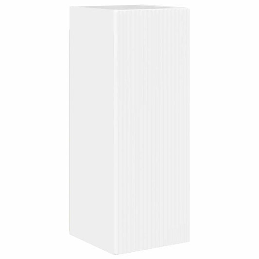 TV Wall Cabinet Gloss White 30 x 31 x 80 cm Engineered Wood