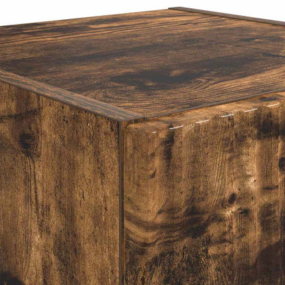 TV Wall Cabinet Smoked Oak 30 x 31 x 80 cm Engineered Wood