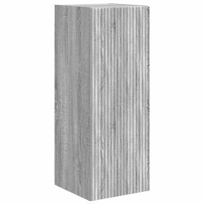 TV Wall Cabinet Grey Sonoma 30 x 31 x 80 cm Engineered Wood
