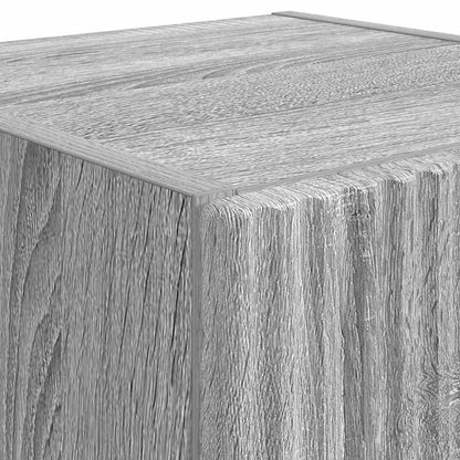 TV Wall Cabinet Wall-mounted 2 pcs Grey Sonoma 30 x 31 x 80 cm