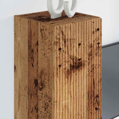 TV Wall Cabinet Old Wood 30 x 31 x 80 cm Engineered Wood