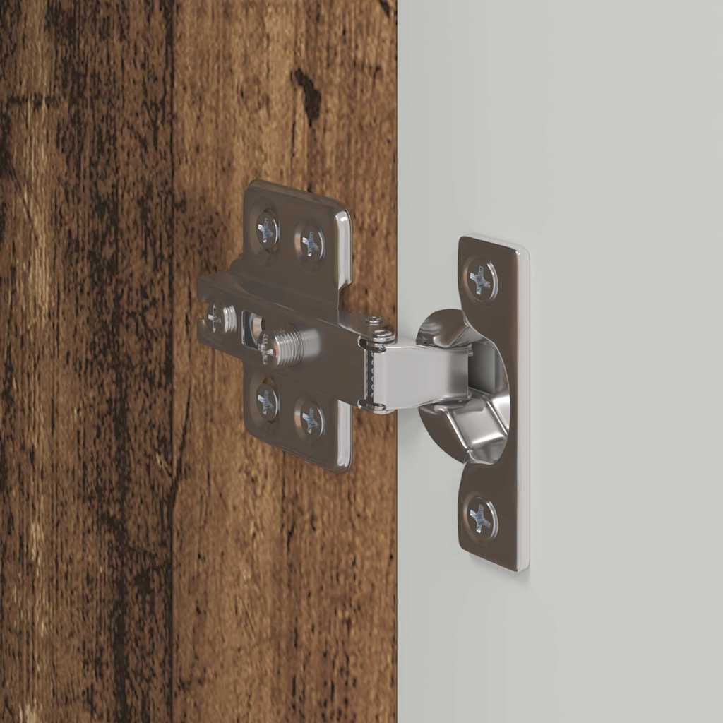 TV Wall Cabinet 2 pcs Old Wood 30 x 31 x 80 cm Engineered Wood