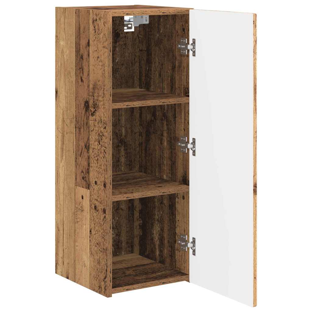 TV Wall Cabinet 2 pcs Old Wood 30 x 31 x 80 cm Engineered Wood