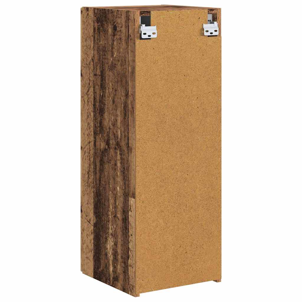 TV Wall Cabinet 2 pcs Old Wood 30 x 31 x 80 cm Engineered Wood