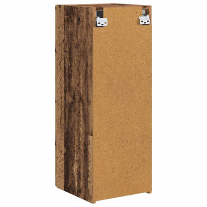 TV Wall Cabinet 2 pcs Old Wood 30 x 31 x 80 cm Engineered Wood