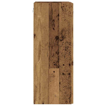 TV Wall Cabinet 2 pcs Old Wood 30 x 31 x 80 cm Engineered Wood